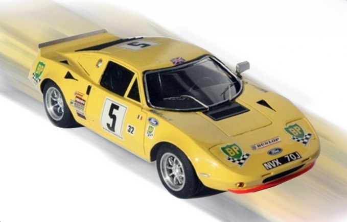 PROVENCE MINIATURES - Kit peint à monter Ford GT 70 N°5 Ronde Cevenole 1972 Chasseuil - PMK204