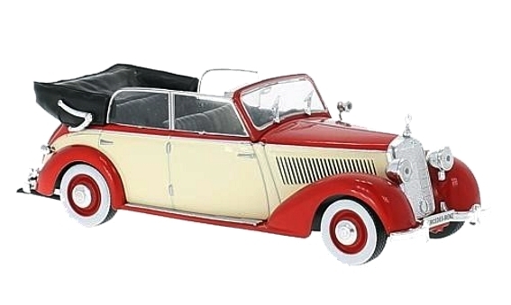 WHITEBOX - Mercedes 230 W153 Cabriolet Rouge/Beige 1939 - WHT224 -