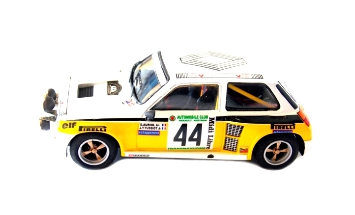 PROVENCE MINIATURES - Kit peint à monter R5 Turbo n°44 Cevennes 1983 Auriol - PMK212