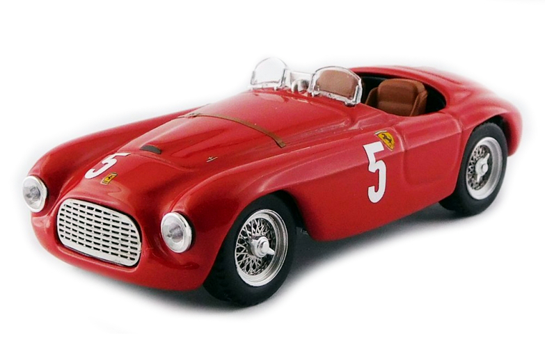 ARTMODEL - Ferrari 166 MM Barchetta n°5 - G.P. Automobile Club France Comminges - 1949 - ART407 -