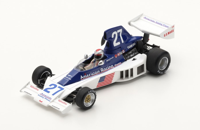 SPARK - Parnelli VPJ4 N°27 GP de Long Beach 1976 Mario Andretti - S1891 -