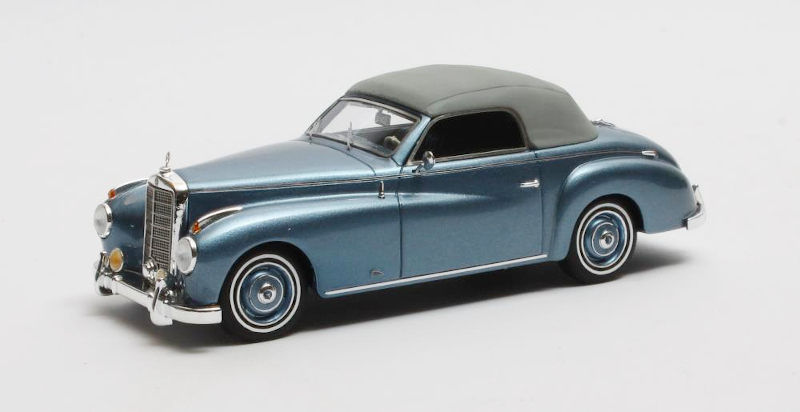 MATRIX - Mercedes 220 A W187 Wendler Fermé Bleu - 1952  - MAX41302-222 -