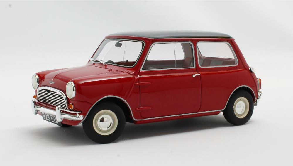 CULT MODELS - Austin Mini Cooper MKI Rouge/Noir - 1963 - 1/18 ème  - CLTL064.2 -