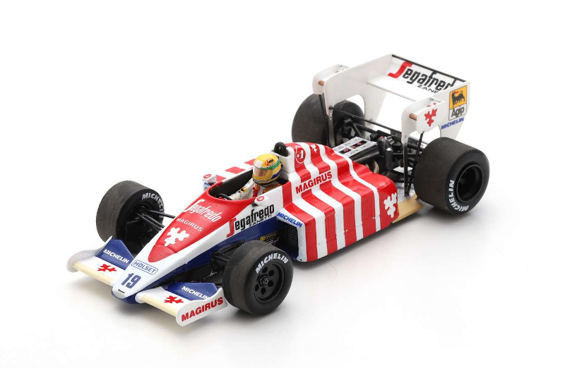 SPARK - Toleman TG184 N°19 3ème GP Portugal 1984 Ayrton Senna - S2784 -