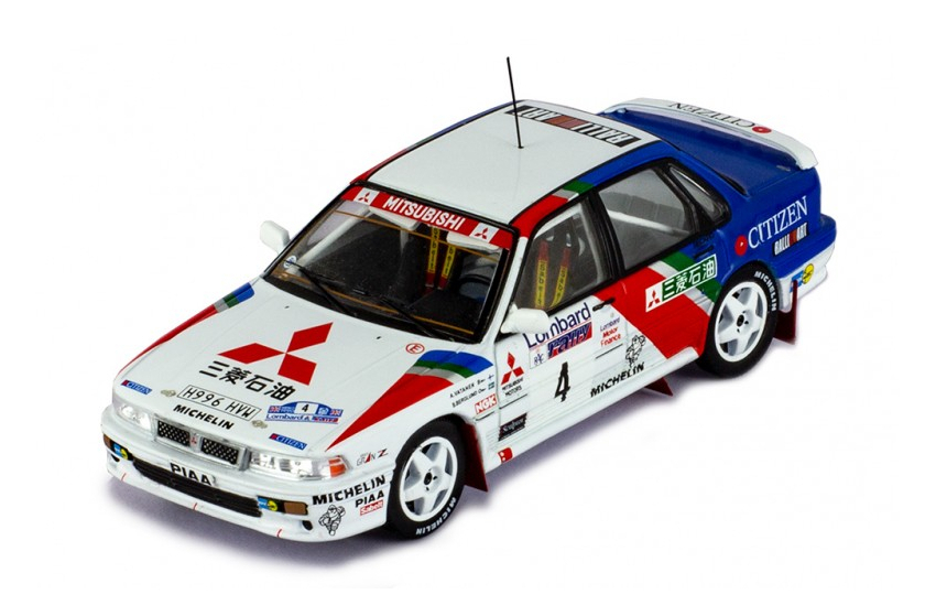 IXO - Mitsubishi Galant VR-4 n°4 RAC Rallye - 1990 - Ari Vatanen - IXORAC347LQ