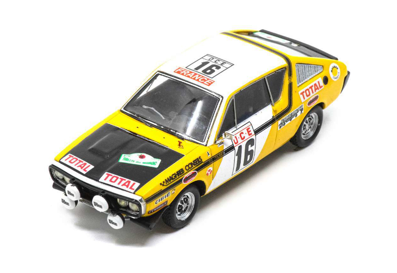 SPARK - Renault 17 N°16 6ème Rallye du Maroc 1976 J. Privé - "Tilber" - S6191 -