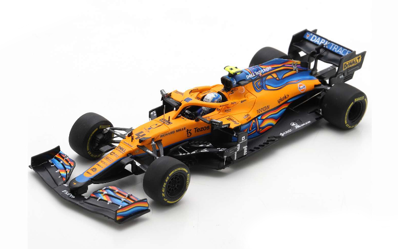 SPARK - McLaren MCL35M N°4 7ème GP Abu Dhabi 2021 Lando Norris - S7855 -