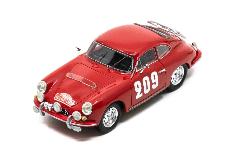SPARK - Porsche 356B T5 1600 N°209 Rallye Monte Carlo 1962 R. Dooijes - R. Slotemaker - S6142 -