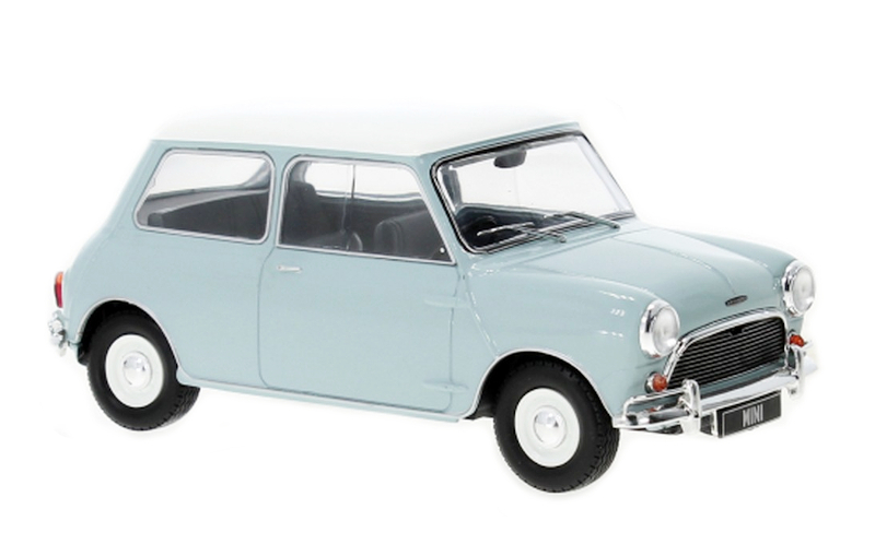 WHITEBOX - Mini Cooper S Bleu/Blanc - 1965 - Echelle 1/24 ème - WHT124183 -